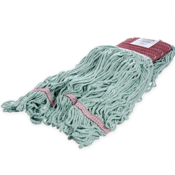 Carlisle 12pcs Mop Head FoodService Products 369484B09 Looped-End With Red Band - Picture 5 of 7